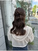 カチモリハーフアップ