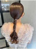 ＊tight pony【結婚式/お呼ばれ/イベント】