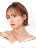 【La fith】きりっぱなしボブ×アプリコットブラウン