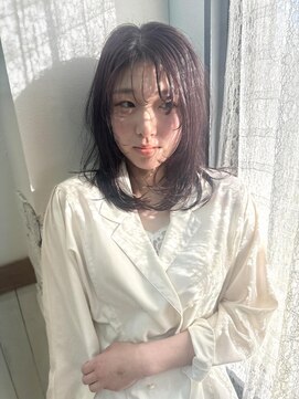 ビアンカ 伊勢崎店(BIANCA) ミディアムレイヤー×カシスレッド