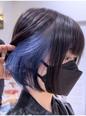 ダブルカラー ブリーチ 名駅 韓国 ボブ 髪質改善 縮毛矯正288