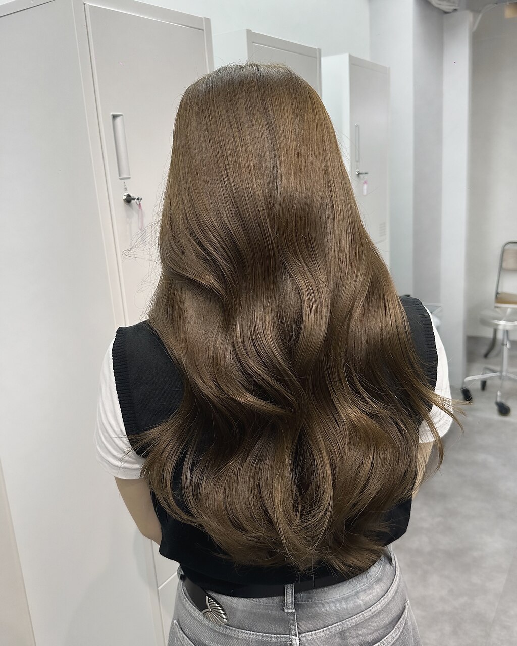 ブリーチなしダブルカラー オリーブブラウン：L232079895