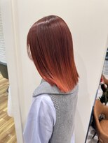 ラグ バイ シゲルカットクラブ 神田久志本店(lag)&nbsp;オレンジカラー×グラデーションカラー