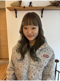 透明感赤み消しオリーブベージュカラー