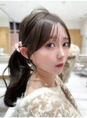 韓国ヘア/韓国スタイル/縮毛矯正/髪質改善/レイヤーカット