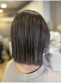 ハイライト/切りっぱなしボブ