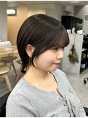 【qumu MARIKO】似合わせショート×オリーブブラウン