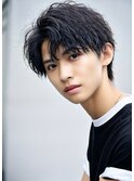 波巻きスパイラルパーママッシュショート無造作パーマ刈り上げ