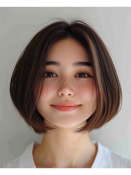 ルシードスタイル アウラ 松戸市五香(LUCIDO STYLE Aura) うる艶ショートボブ【松戸#五香#白髪染め#カラー#髪質改善】