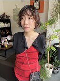 くるくるボブパーマ