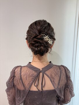 ゼスト 中野店(ZEST) 【ZEST中野/イチカ】王道可愛いシニヨンアレンジ