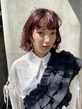 リールヘアー 大野城店(rire hair) レッドブラウン/ブリーチなしカラー