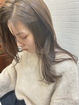 アットグレイス(@grace) レイヤースタイル/艶カラー/ミルクティーベージュ