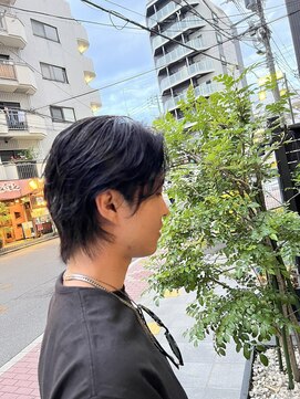 ユキオ ダル(Yukio Dal) メンズ　ウルフ　センターパート