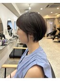 30代40代50代白髪ぼかし丸みショートくびれショート