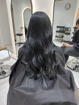 ジーナ 博多筑紫口(Zina) 地毛風暗染 ダークブルージュ×艶髪透明感カラー！【福田れん】