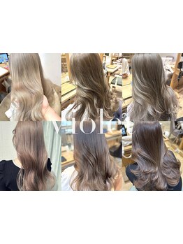 通うほど透明感爆誕！"1カラー"で透明感たっぷり赤みなしベージュも大人気◎ブリーチなしダブルカラーも！