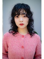 ナインセンス 下北沢(9_________nine sense)&nbsp;ミディアム×レディースパーマ【下北沢】