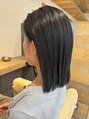 ブルーム ヘア デザイン ドゥーエ(bloom hair design due) 切りっぱなしボブ【髪質改善】【ボブ】【ストレートボブ】