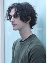 ジジバイワースホワイル(jiji by WORTH WHILE) 刈り上げセンターパートサーフカール波巻きツイストスパイラル