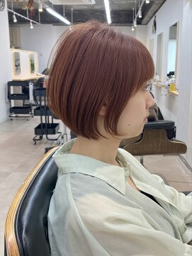 トト 船橋店(toto.) ☆ココアベージュ小顔オリーブグレークラゲヘアーショート[船橋]