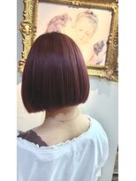 ティグル テンジン(TIGRE tenjin)&nbsp;ピンクベージュ×ボブ/トリートメントで艶髪