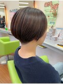 刈り上げショート　ショートカット　20代