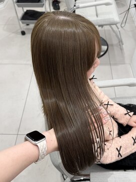 ソワ 北千住(soi) ブリーチなしダブルカラー/オリーブグレージュ