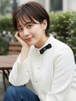 ライクバイコトナ 越谷(RIKE by kotona)&nbsp;ショートボブ髪型20代30代40代50代前髪あり前髪なし面長丸顔越谷
