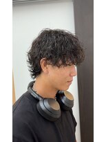 エス 新宿(es.) 波巻きツイストスパイラル/メンズパーマ【新宿/メンズ/men's】