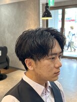 ザ クラン バイ ヘッドライト 仙台長町店(THE CLAN by HEADLIGHT)&nbsp;【ビジネスマンお勧めパーマ】センターパート×ツイスパ