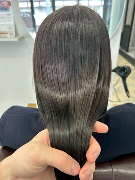 ジュベ(juve.) 大分ミディアムロング顔周りレイヤーカット髪質改善カラー