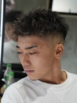 メッツ 原宿(METS)&nbsp;MEN'S/ツイスパ×ハイライト×フェード/短髪