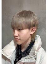 ヘアーリゾートレガロ 八尾店(Hair Resort regalo)&nbsp;八尾／くすみベージュのマッシュウルフ