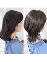 カットカットカットヴェンティ(Cut!Cut!Cut!VENTI)&nbsp;髪質改善ケアカラーで大人のツヤ感レイヤーミディアム