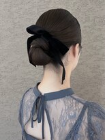 ビファインべクス(Befine becs)&nbsp;【結婚式ヘアセット】タイトなシニヨンアレンジ