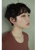 【nanuk】パーマでリアルなくせ毛風ショートヘアに