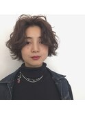 伸びかけショートもパーマでイメージチェンジ30代40代50代