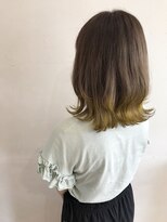 フリーズ 川西店(Freez)&nbsp;【Freez】イエロー×グレージュグラ