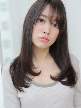 アグ ヘアー ペルラ 和泉府中駅前2号店(Agu hair perla) みずみずしい質感の大人ヘルシーセミロング