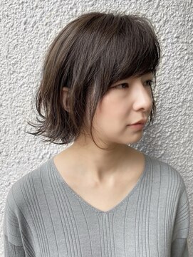 スタイル 茅ケ崎(STYLE) 【磯崎真介】オフィスで愛される外ハネボブ！アッシュブラウン！