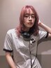 【外国人風】 ケアブリーチ+透明感カラー+オージュアトリートメント ￥26400→