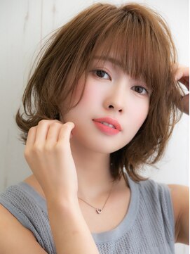 オピオ(Opio) 大人可愛いネオウルフ＊ひし形くびれセミディ　Opio服部