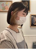 ベージュインナーカラー