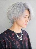 ウェーヴィミディアム×シルバーヘアー
