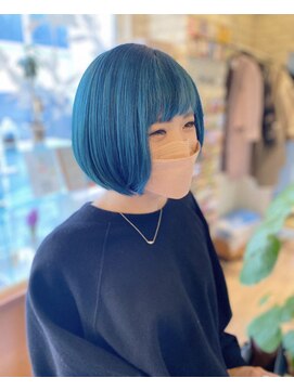 ドロップス ヘアー(Drops hair) ビリジアブルー