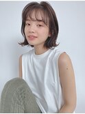 大人可愛い小顔くびれミディアムボブ