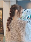 大人ナチュラル×編み下ろしアレンジ