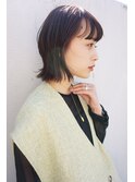 【twi】フルバングくびれ外はねボブ