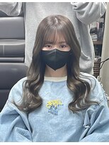 ルフレ 新宿本店2nd(Reflet)&nbsp;ピンクアッシュ/ダブルカラー/プルエクステ/デザインカット